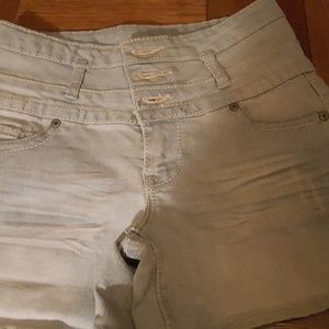 Blue Asphalt high waisted shorts